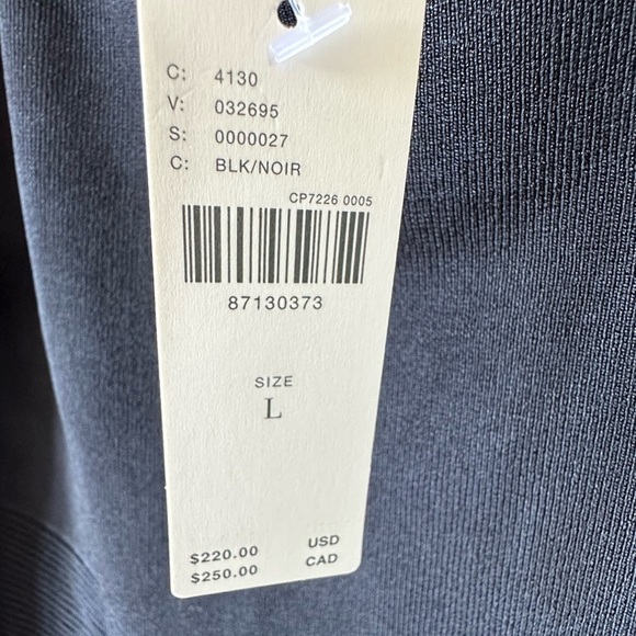 NWT Anthropologie Long-Sleeve Square-Neck Slim Knit Midi Dress Size Large - Picture 6 of 8